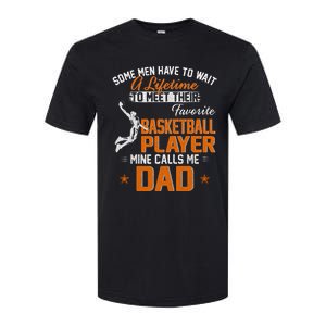 My Favorite Basketball Player Calls Me Dad Gift For Father Softstyle CVC T-Shirt