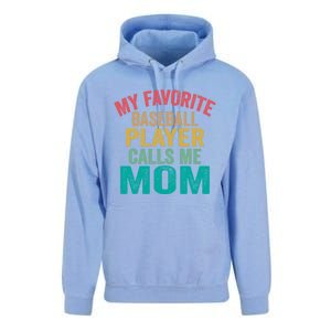 My Favorite Baseball Player Calls Me Mom Mothers Day Cute Gift Unisex Surf Hoodie