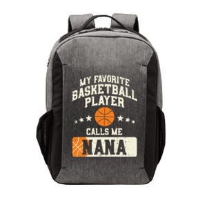 My Favorite Basketball Player Calls Me Nana Grandma Gift Vector Backpack