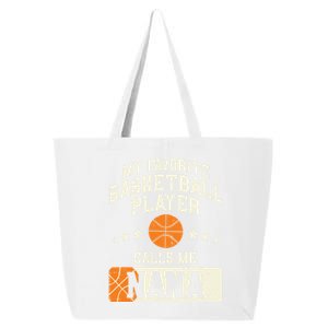 My Favorite Basketball Player Calls Me Nana Grandma Gift 25L Jumbo Tote