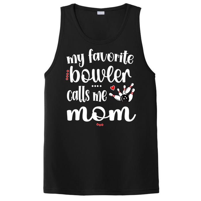 My Favorite Bowler Calls Me Bowling Mom Bowler Mama Gift PosiCharge Competitor Tank