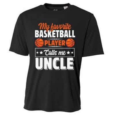 My Favorite Basketball Player Calls Me Uncle Cute Cooling Performance Crew T-Shirt