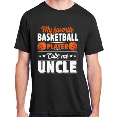 My Favorite Basketball Player Calls Me Uncle Cute Adult ChromaSoft Performance T-Shirt