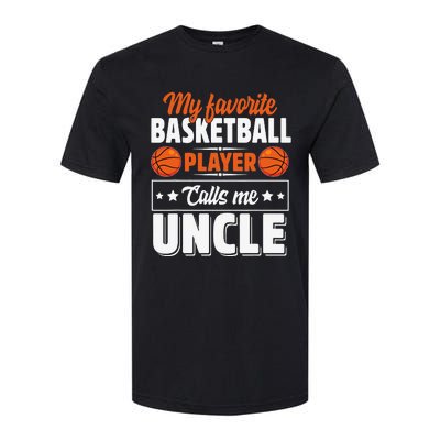 My Favorite Basketball Player Calls Me Uncle Cute Softstyle CVC T-Shirt