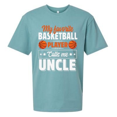 My Favorite Basketball Player Calls Me Uncle Cute Sueded Cloud Jersey T-Shirt