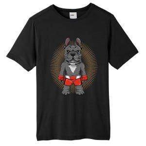 Mma French Bulldog Fighter Mixed Martial Arts Meaningful Gift Tall Fusion ChromaSoft Performance T-Shirt