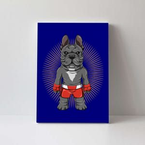 Mma French Bulldog Fighter Mixed Martial Arts Meaningful Gift Canvas