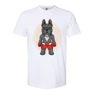 Mma French Bulldog Fighter Mixed Martial Arts Meaningful Gift Softstyle CVC T-Shirt