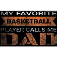 My Favorite Basketball Player Calls Me Dad Funny Quote Dad Bumper Sticker