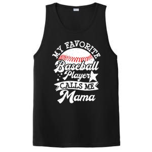 My Favorite Baseball Player Calls Me Mama Baseball Mom PosiCharge Competitor Tank