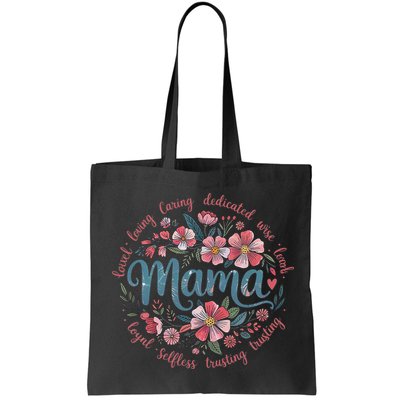 Mama Floral Boho Style She Is Mom Mothers Day Bag