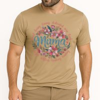 Mama Floral Boho Style She Is Mom Mothers Day Cooling Performance Crew T-Shirt