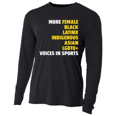 More Female Black Latinx Indigenous Lgbtq Voices In Sports Cooling Performance Long Sleeve Crew