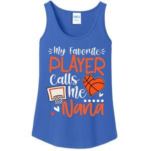 My Favorite Basketball Player Calls Me Nana Ladies Essential Tank