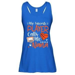 My Favorite Basketball Player Calls Me Nana Ladies Essential Flowy Tank