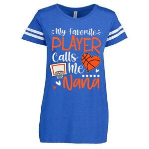 My Favorite Basketball Player Calls Me Nana Enza Ladies Jersey Football T-Shirt