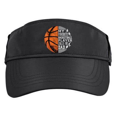 My Favorite Basketball Player Calls Me Dad Basketball Dad Adult Drive Performance Visor