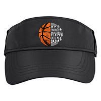 My Favorite Basketball Player Calls Me Dad Basketball Dad Adult Drive Performance Visor