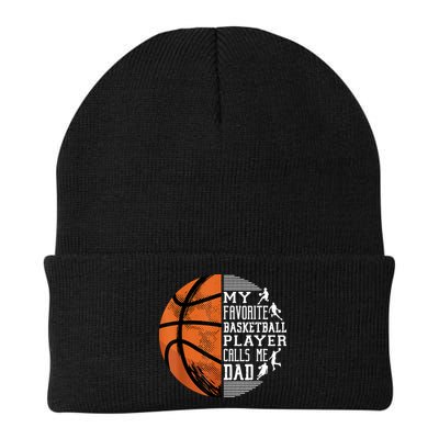 My Favorite Basketball Player Calls Me Dad Basketball Dad Beanie