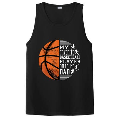 My Favorite Basketball Player Calls Me Dad Basketball Dad PosiCharge Competitor Tank