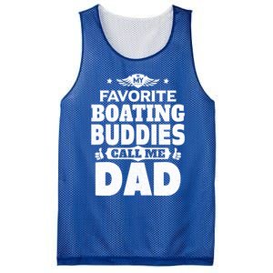 My Favorite Boating Buddies Call Me Dad Boating Great Gift Mesh Reversible Basketball Jersey Tank