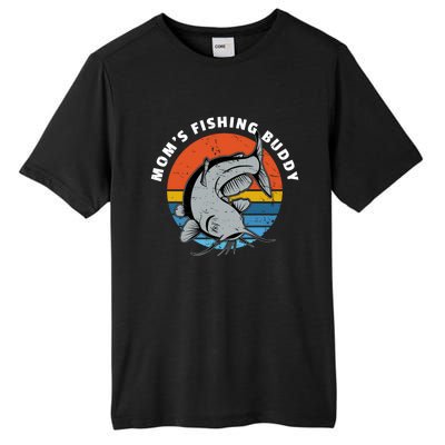 Mom's Fishing Buddy Catfish Graphic Gift Tall Fusion ChromaSoft Performance T-Shirt