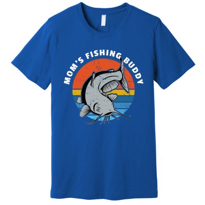 Mom's Fishing Buddy Catfish Graphic Gift Premium T-Shirt