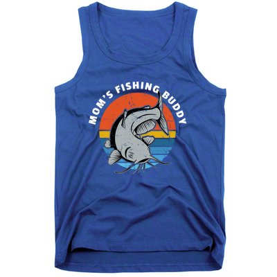 Mom's Fishing Buddy Catfish Graphic Gift Tank Top