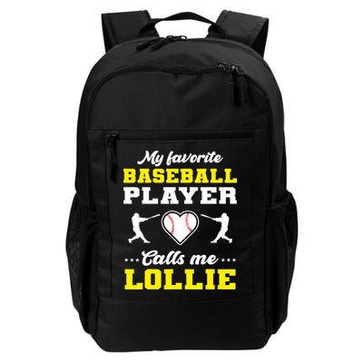 My Favorite Baseball Player Calls Me Lollie Mother's Day Backpack