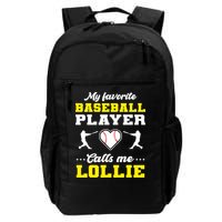 My Favorite Baseball Player Calls Me Lollie Mother's Day Backpack