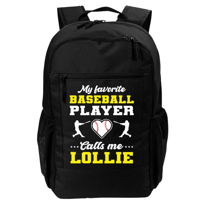 My Favorite Baseball Player Calls Me Lollie Mother's Day Backpack