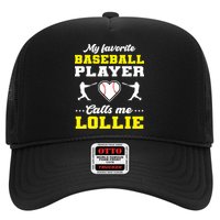 My Favorite Baseball Player Calls Me Lollie Mother's Day Hat