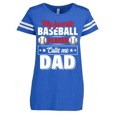 My Favorite Baseball Player Calls Me Dad Enza Ladies Jersey Football T-Shirt