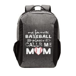 My Favorite Baseball Player Calls Me Mom Gift Mother's Day Gift Vector Backpack