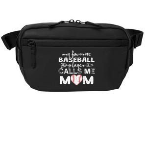 My Favorite Baseball Player Calls Me Mom Gift Mother's Day Gift Crossbody Pack