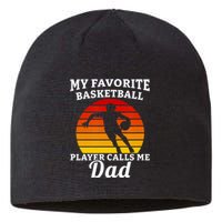 My Favorite Basketball Player Calls Me Dad Basketball Player Sustainable Beanie