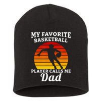 My Favorite Basketball Player Calls Me Dad Basketball Player Short Acrylic Beanie