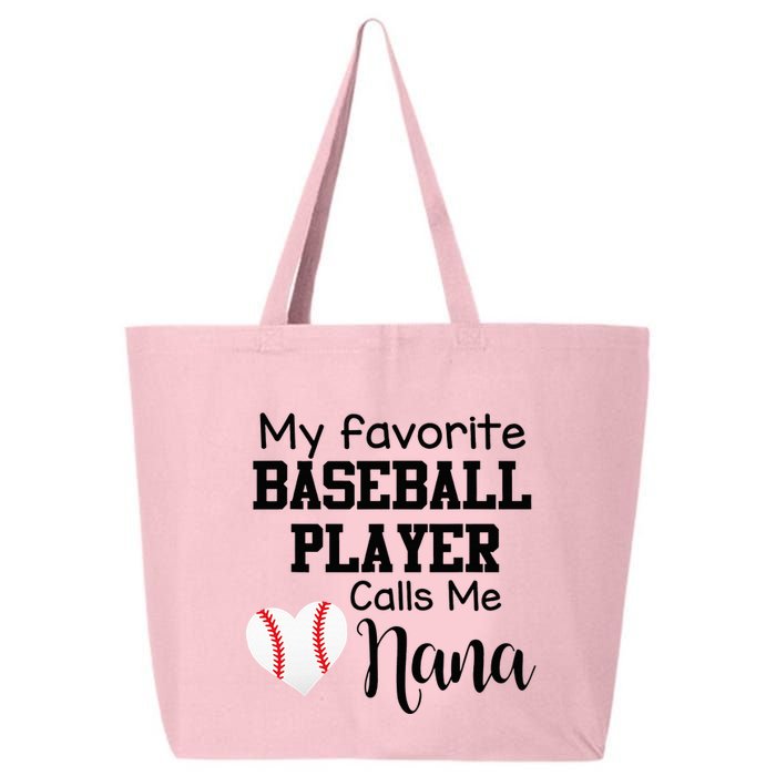 My Favorite Baseball Player Calls Me Nana 25L Jumbo Tote