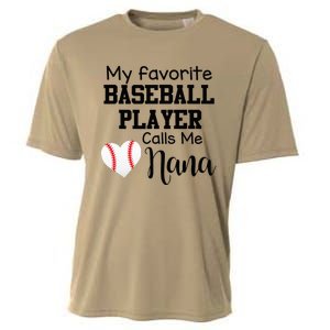 My Favorite Baseball Player Calls Me Nana Cooling Performance Crew T-Shirt