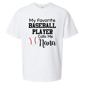 My Favorite Baseball Player Calls Me Nana Sueded Cloud Jersey T-Shirt