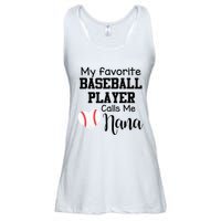 My Favorite Baseball Player Calls Me Nana Ladies Essential Flowy Tank
