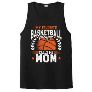 My Favorite Basketball Player Calls Me Mom Basketball Great Gift PosiCharge Competitor Tank