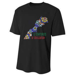 Moroccan Flag Backsplash Tile Moroccan Zellige Tile Performance Sprint T-Shirt