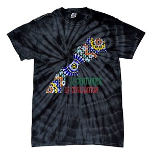 Moroccan Flag Backsplash Tile Moroccan Zellige Tile Tie-Dye T-Shirt