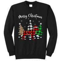 Matching Family Buffalo Plaid Rottweiler Dog Christmas Sweatshirt