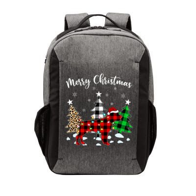 Matching Family Buffalo Plaid Rottweiler Dog Christmas Vector Backpack