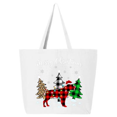 Matching Family Buffalo Plaid Rottweiler Dog Christmas 25L Jumbo Tote