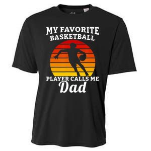 My Favorite Basketball Player Calls Me Dad Basketball Player Cooling Performance Crew T-Shirt