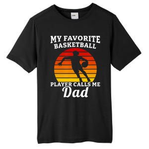 My Favorite Basketball Player Calls Me Dad Basketball Player Tall Fusion ChromaSoft Performance T-Shirt