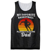 My Favorite Basketball Player Calls Me Dad Basketball Player Mesh Reversible Basketball Jersey Tank